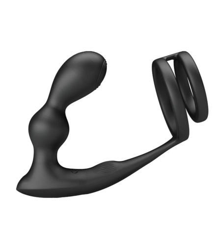 Anillo para Pene con Plug Anal Vibratorio