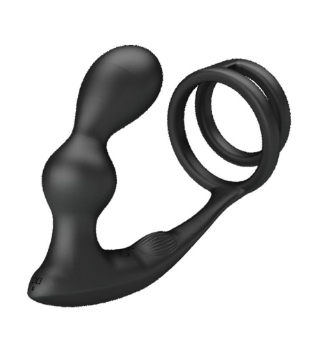 Anillo para Pene con Plug Anal Vibratorio