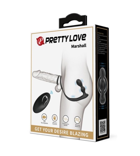 Anillo para Pene con Plug Anal Vibratorio