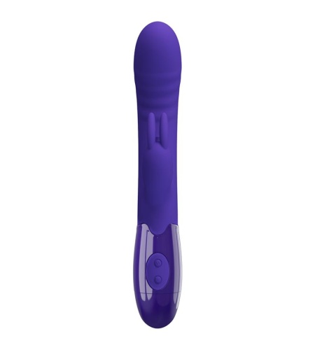 Doble Vibrador con Lamedor de Clítoris
