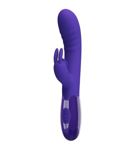 Doble Vibrador con Lamedor de Clítoris