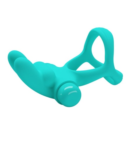 Anillo Triple Pene y Testículos con Vibración