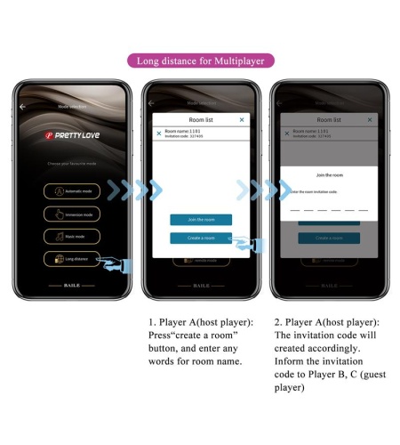 Juguete para Pareja Control con APP