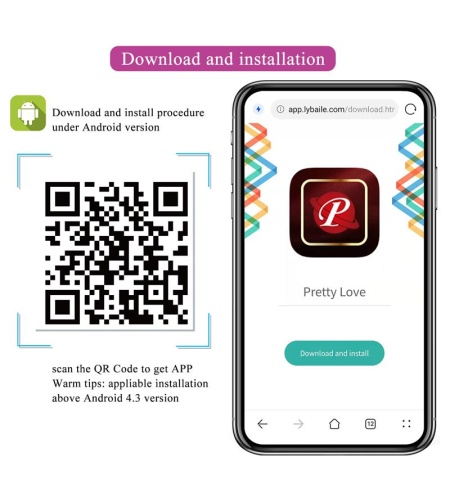 Juguete para Pareja Control con APP