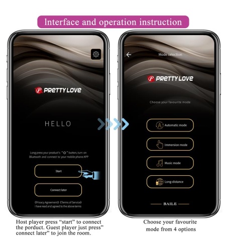 Juguete para Pareja Control con APP