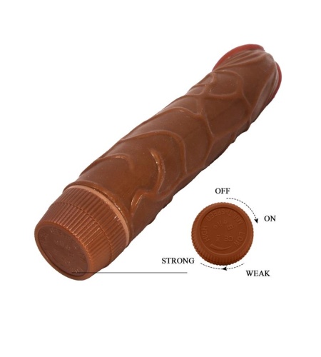 Pene Vibrador Mulato 22 cm