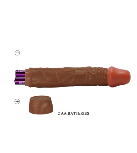 Pene Vibrador Mulato 22 cm