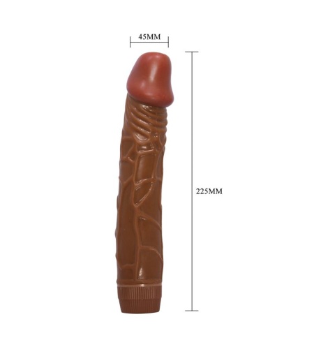 Pene Vibrador Mulato 22 cm