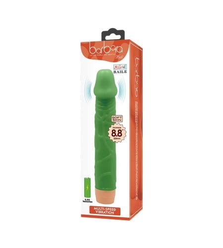 Pene Vibrador Verde 22.5cm