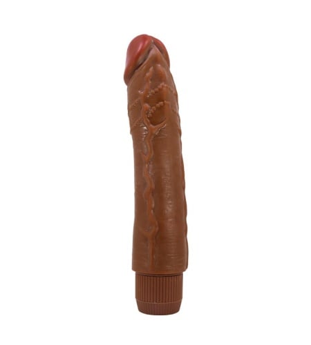 Vibrador Realista Mulato 21 cm