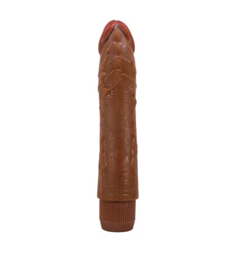 Vibrador Realista Mulato 21 cm