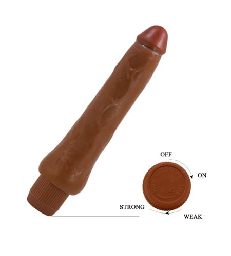 Vibrador realista 25 cm