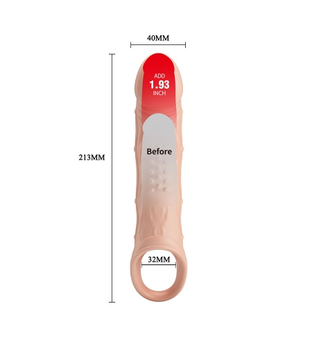 Extensión vibradora para pene