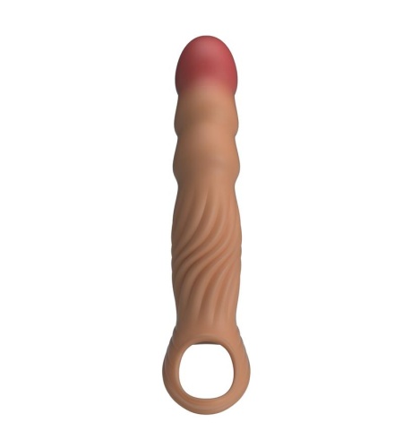 Funda Para Pene Texturizada Con Vibración Y Control Remoto
