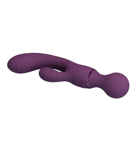 Vibrador Conejo con Masajeador Wand