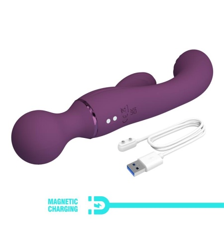 Vibrador Conejo con Masajeador Wand