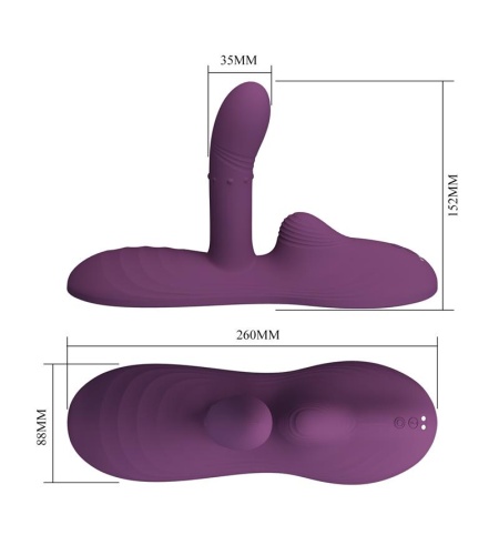 Vibrador Manos Libres con Efecto Calor
