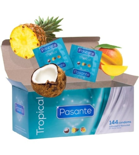 Preservativos Pasante Tropical 144 unidades