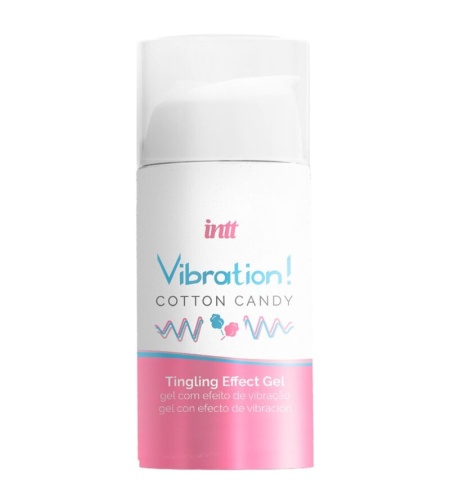 Gel Estimulante con Vibración Algodón de Azúcar
