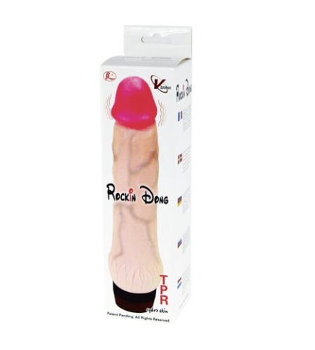 Pene Vibrador 19 cm sin Testículos