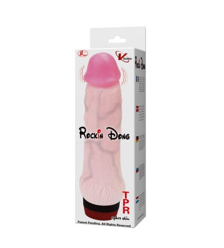 Pene Vibrador 19 cm sin Testículos