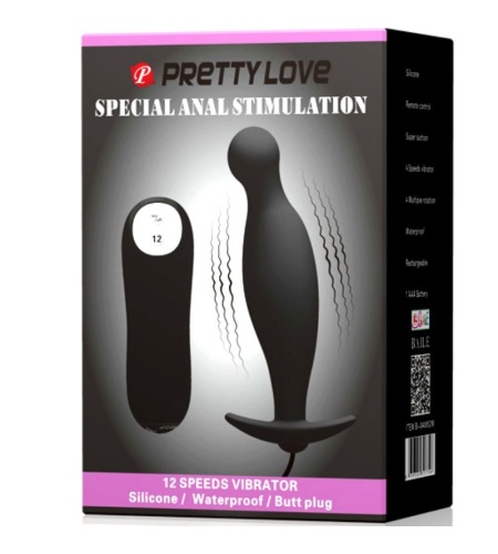 Vibrador Anal Ergonómico 11 cm