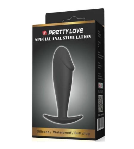 Mini Pene Anal Negro 10 cm