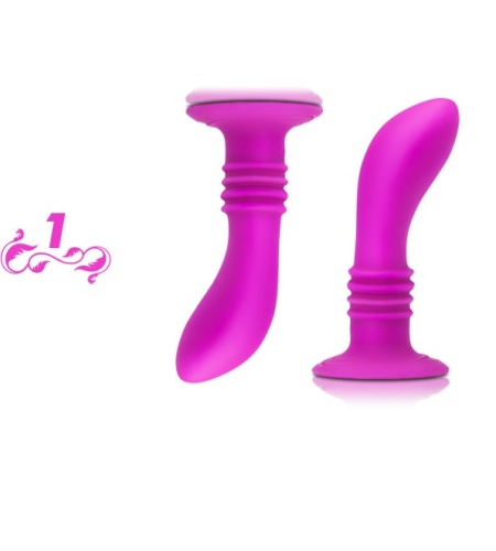 Estimulador Curvado para Punto G Anal 12 CM 12 cm