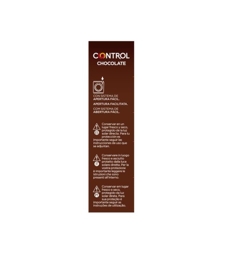 Control Fussion Chocolate – Preservativos con Aroma y Sabor a Chocolate