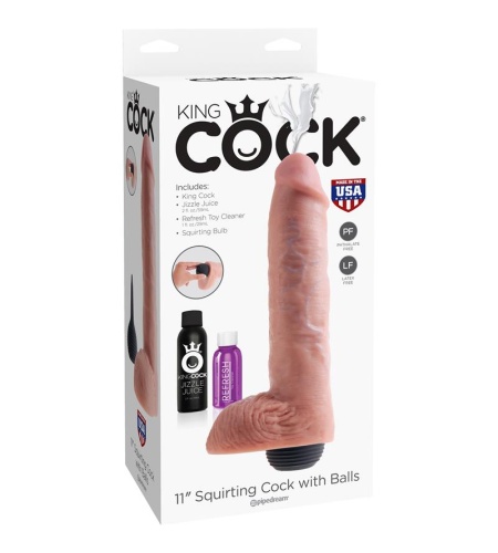 Consolador Eyaculador King Cock Squirting