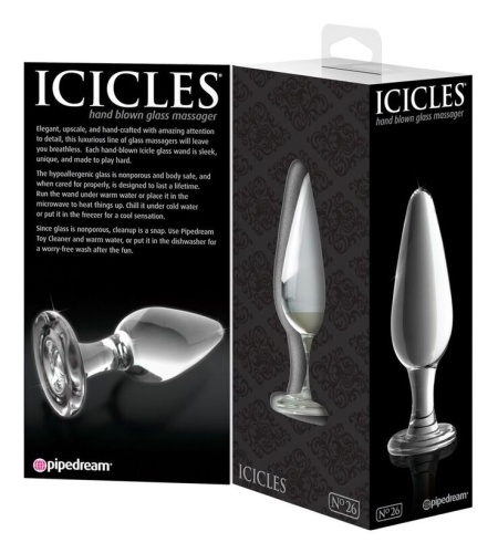 Plug anal de Cristal 26