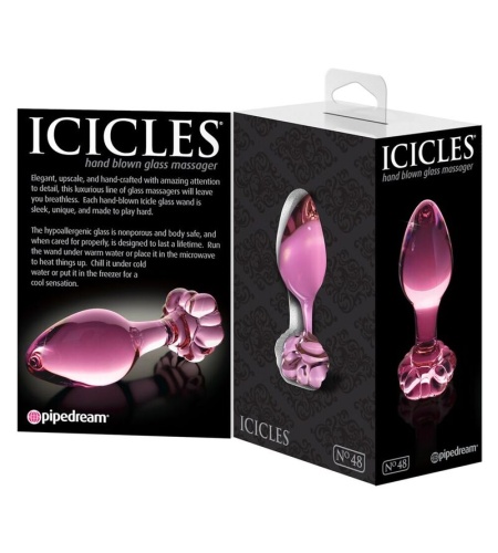 Juguetes anales de cristal 48