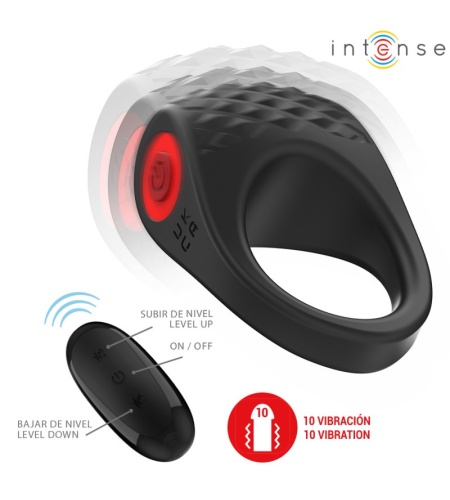 Anillo Vibrador Recargable con Mando a Distancia