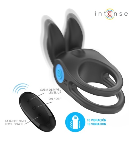 Anillo Vibrador recargable Doble Presión 