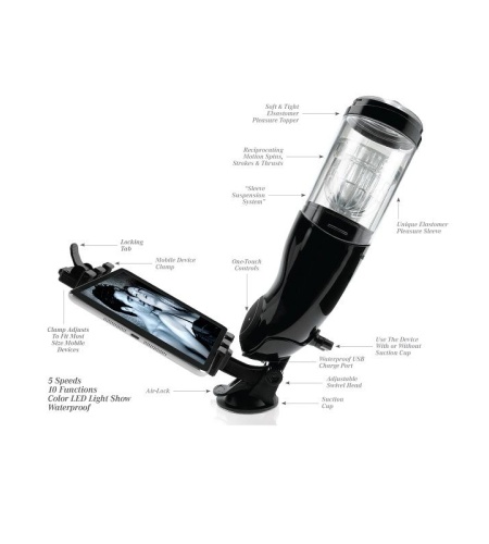 Masturbador Masculino Mega Bator Negro