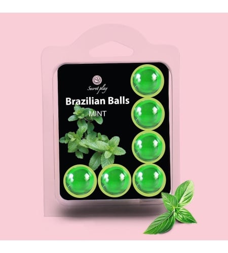 Bolas Brasileñas 6 Unidades Menta