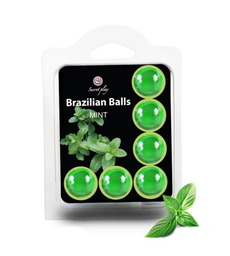 Bolas Brasileñas 6 Unidades Menta