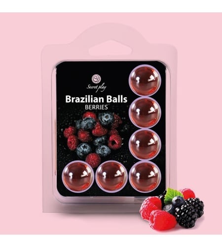 Bolas Brasileñas 6 Unidades Frutas del Bosque
