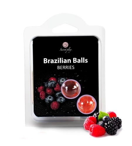 Bolas Brasileñas 2 Unidades Frutas del Bosque