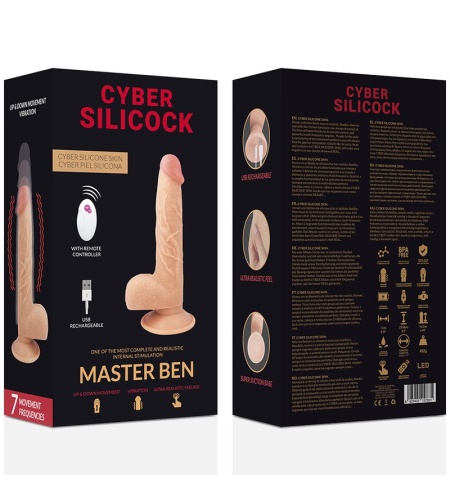 Pene Vibrador Cyber Silicock Master Ben