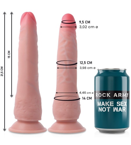 Dildo Consolador Efecto Piel 21,5 cm