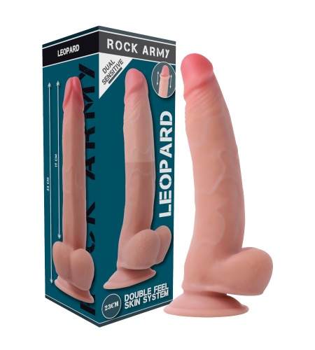 Dildo Consolador Efecto Piel 23 cm