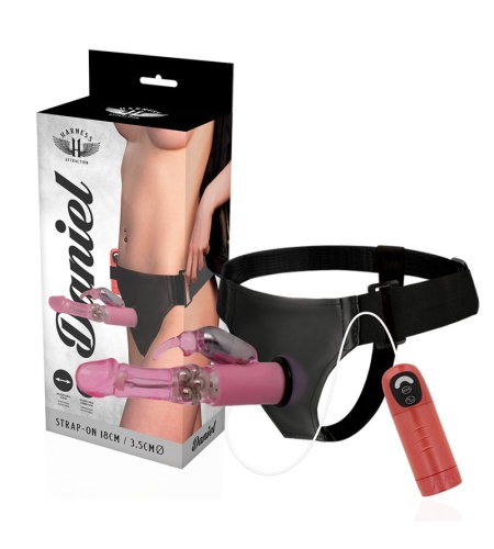 Arnés con Vibrador rotador