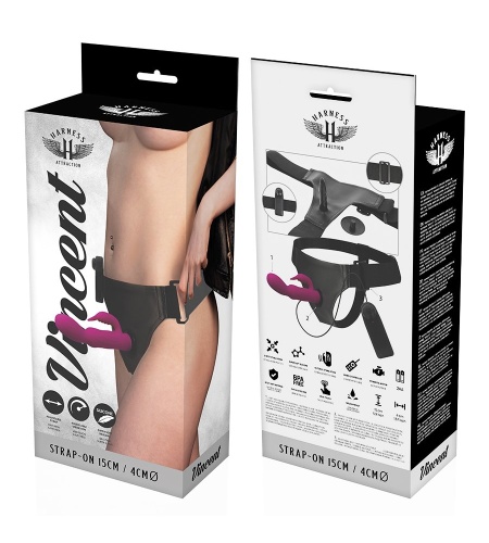 Arnes con Vibrador Rabbit