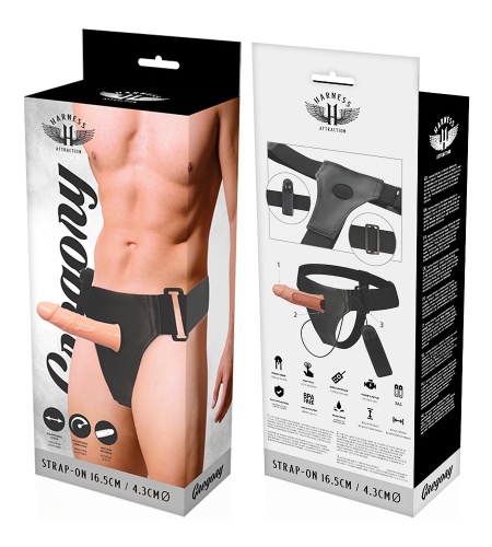 Arnes pene hueco 16,5cm x 4,3 cm
