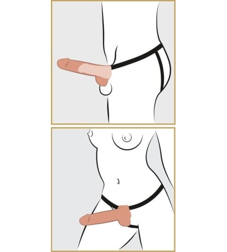 Arnés Sexual con Eyaculación 19 cm