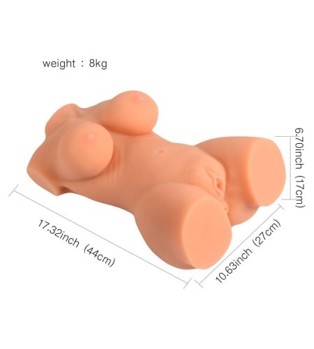 Masturbador Torso de Mujer de Silicona