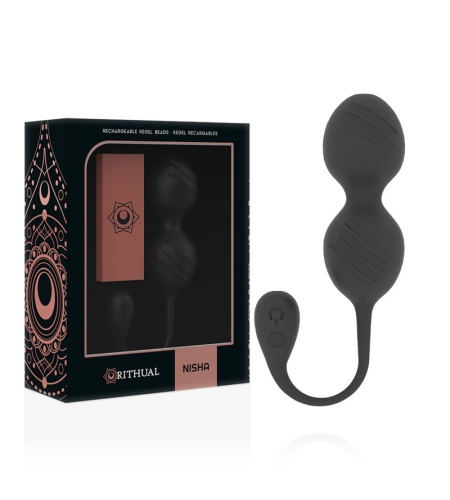 Bolas de Kegel Recargables Negras