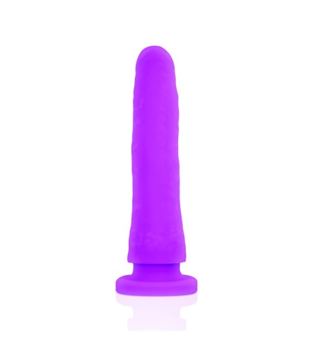 Arnes + Dildo Silicona Médica Lila 17 X 3CM