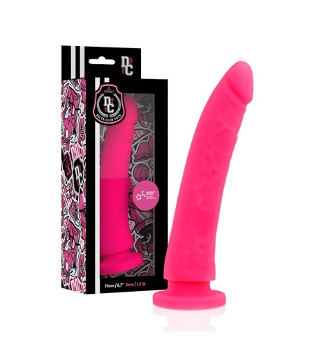 Árnes + Dildo Silicona Médica Rosa 17 X 3CM
